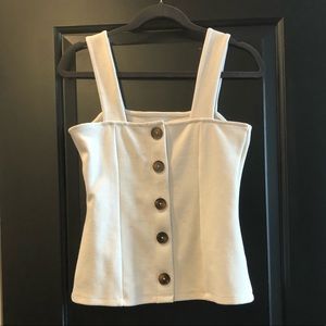 Ann Taylor Square Neck Tank Top
